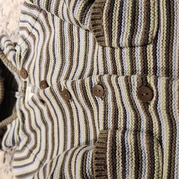 Gymboree Sweater Knit Cardigan 18-24 months Striped - Picture 2 of 7